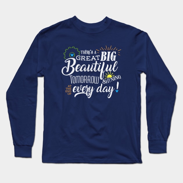 Great Big Beautiful Tomorrow distressed style Carousel of Progress by Kelly Design Company